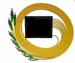 Fiber optic patch cord, plc splitter cassette type 2 in/out, optical transmitte 