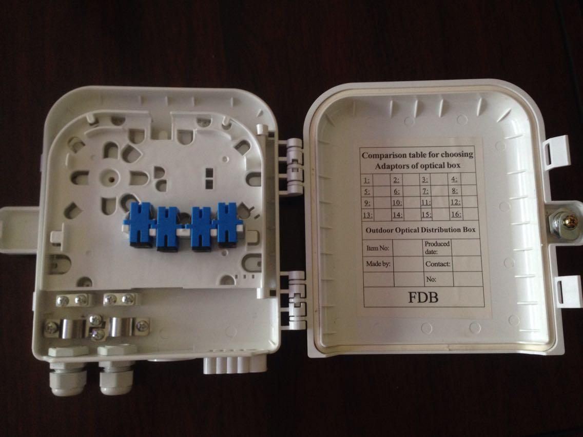 Indoor/outdoor ftth distribution box with plc splitter supplier, optical filter 2