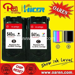 Remanufactured Ink Cartridges Canon PG-540XL PG-540 Show Ink Level