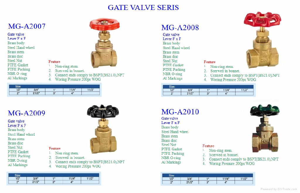 Brass Gate Valve 3