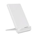 2018 new item QI fast wireless charger with foldable stand for iphoneX and S9 5