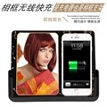 Qi Fast Wireless Charging Stand Clock Photo Frame for Iphone8/X