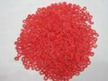 color speckle red circle detergent