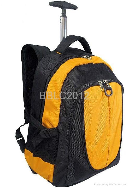 laptop backpack with wheel and extention handle