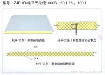 天津中捷聚氨酯夹芯彩钢板