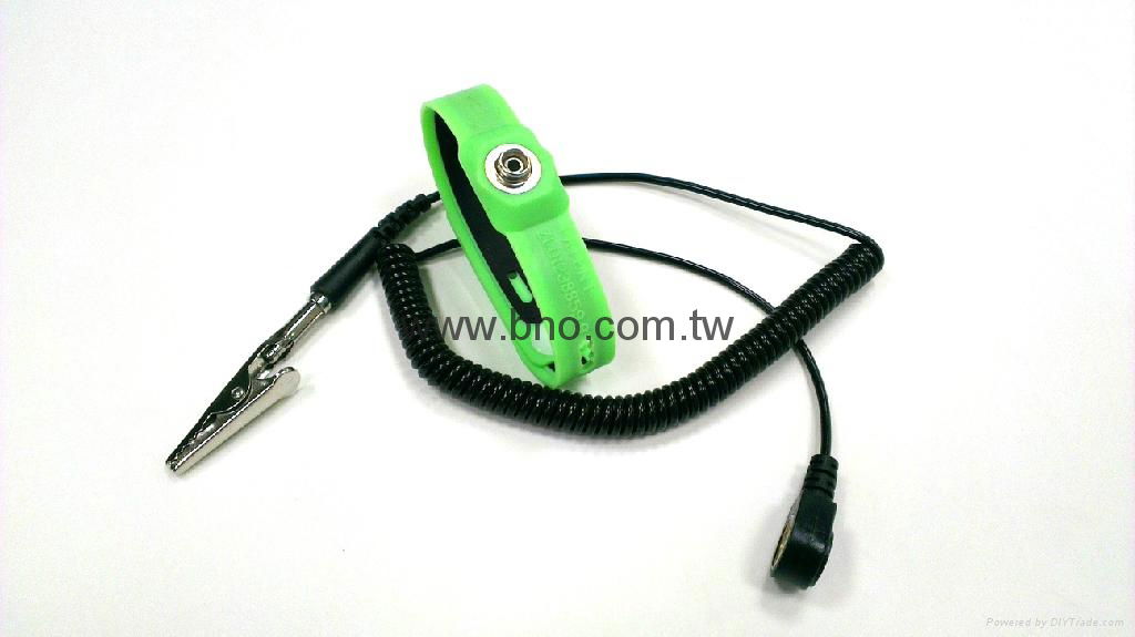 Antistatic silicone wrist strap 4