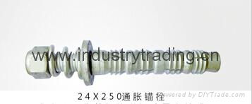 Self-locking expansion bolt for building hardware 5