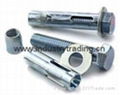 Sleeve anchor for building fastener construction hardware 6