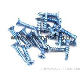 Flat head self-drilling screw for buidling decoration 3