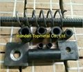 Coupler for threaded screw bar/solid threaded bar/fully threaded bar