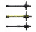 Hollow bar anchor for geotechnical