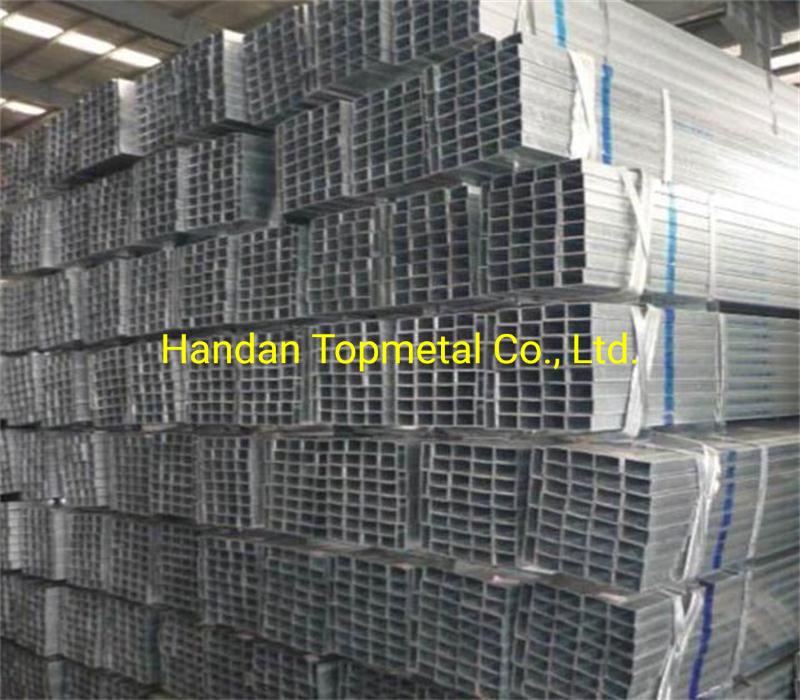 HDG square steel pipe for building and construction