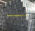 HDG square steel pipe for building and