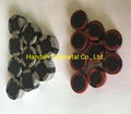 Button valves for micropile tube of