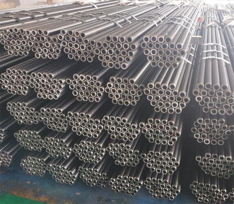 Threaded hollow bar for anchor bolt using in geotechnical, civil engineering 2
