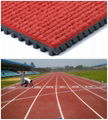 IAAF Certified Prefabricated Rubber Running Track For 400 Meter Standard Stadium 1