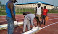 IAAF Certified Prefabricated Rubber Running Track For 400 Meter Standard Stadium 2