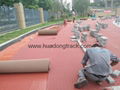 IAAF certified All Weather Condition Prefabricated Sport Running Track Surface 4