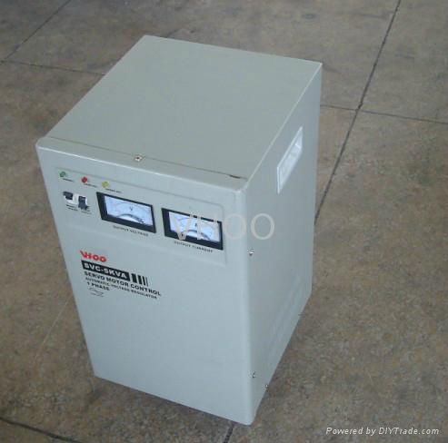 voltage regulator TND/SVC-5KVA single phase trolly type