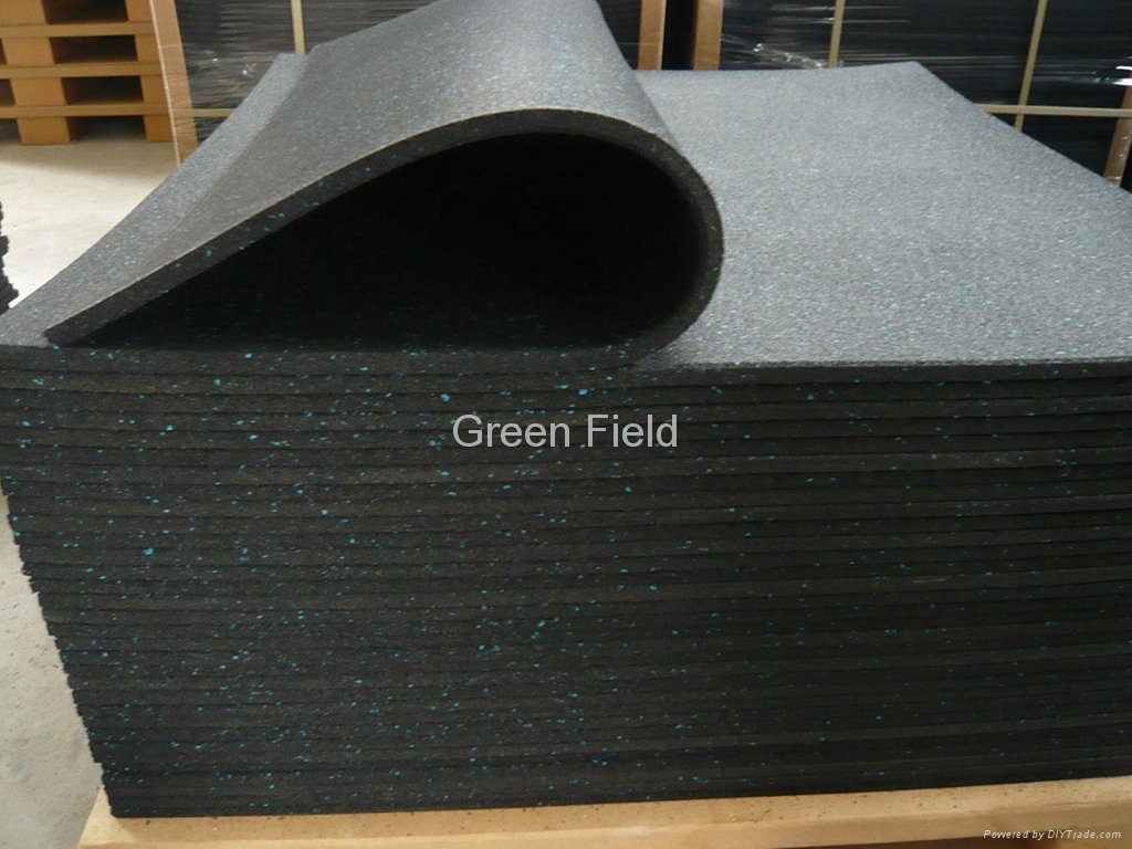 Gym rubber mat  rubber floor gym mat