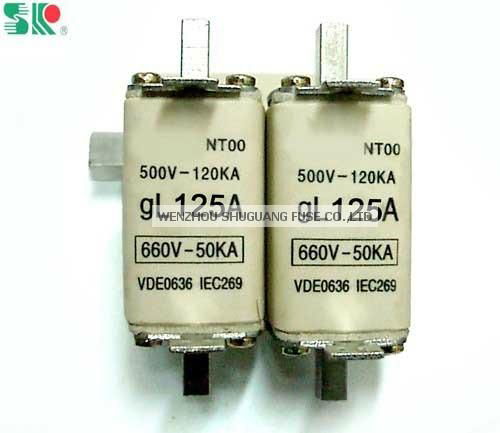 Nh00 Kinfe Blade Fuse Link 500V 100amp gG type 3