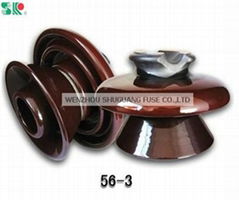 ANSI 56-3 Porcelain Pin Insulators 33KV 