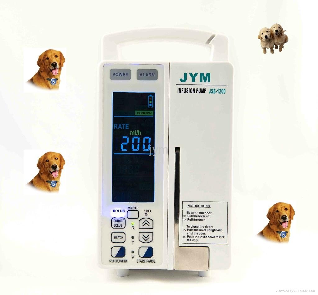veterinary infusion pump with bolus functions 3