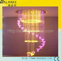 Meeting Room Sprial chandelier crystal chandelier(OFC-011), drop 2M len(OFC-012) 2