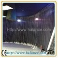 New multicolor and colorful 3*0.75 optic fiber wall curtain