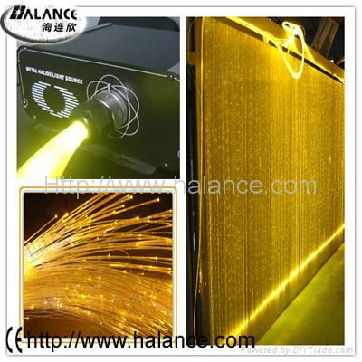 optic fiber waterfall curtain 