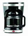 1000-1200W 1.5L(10-12cup) Drip Coffee Maker KM-605 (New) 1