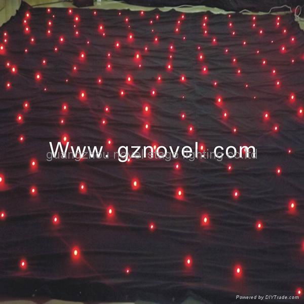  LED star cloth decoration wedding 