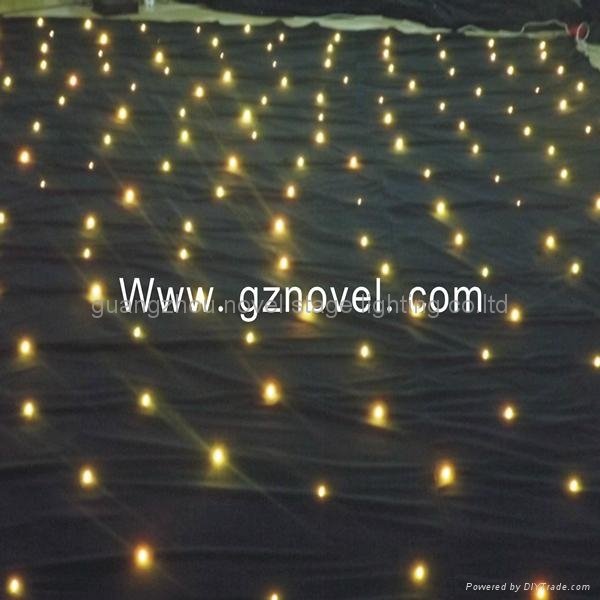 LED star cloth decoration wedding  4