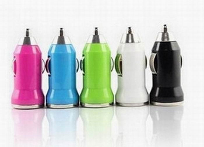 Mini USB car charger 5V/1.0A