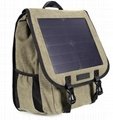 商業帆布太陽能充電背包