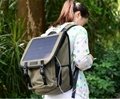 商業帆布太陽能充電背包