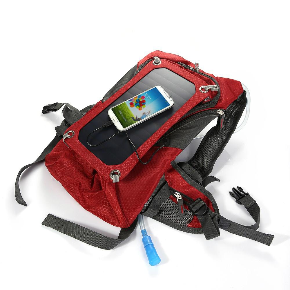 Solar backpack with water cup 3