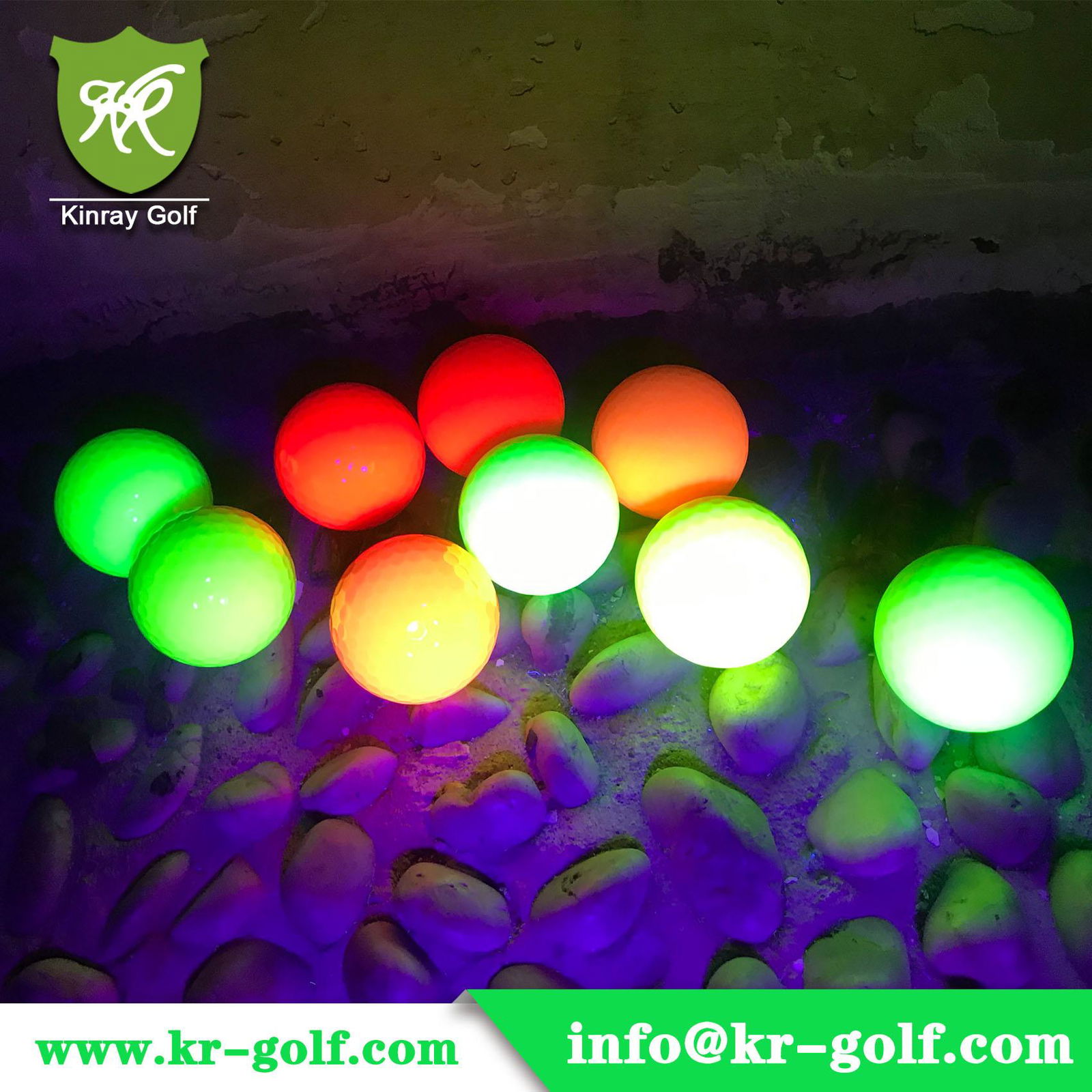 UV-Glowing Mini Golf Balls,Blacklight golf ball  4