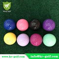 2-Piece Colored Golf balls /Colorful driving range golf ball 