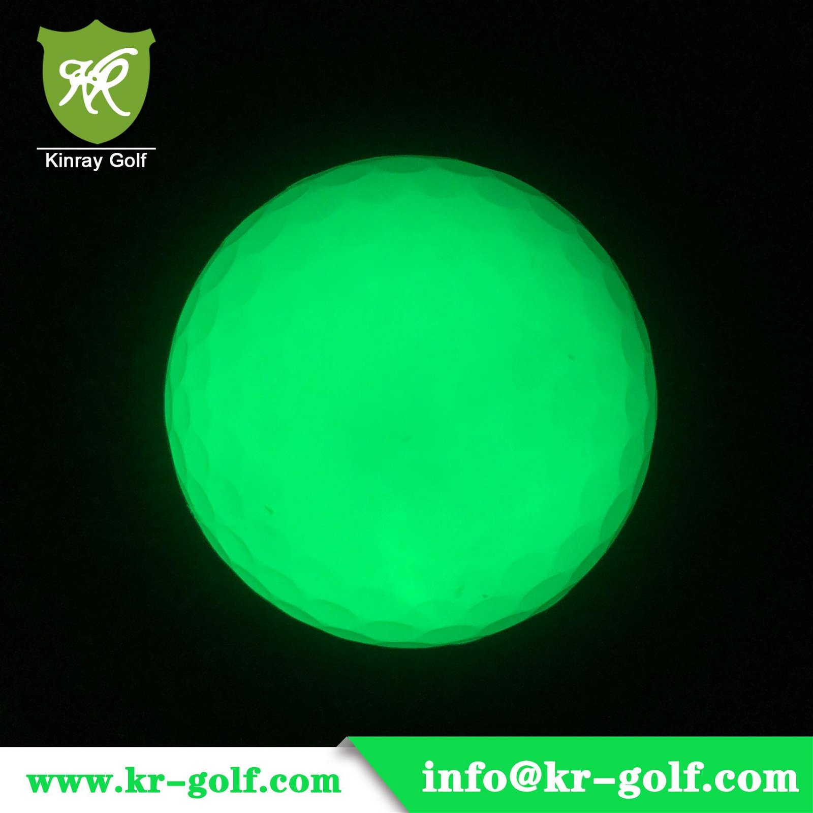 Bright Luminous Golf ball/ Glow in dark Golf  Balls 5