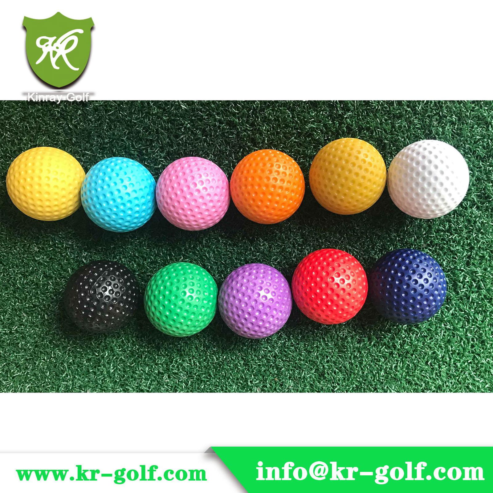 Standard Mini golf balls and Low bounce mini Golf Balls 