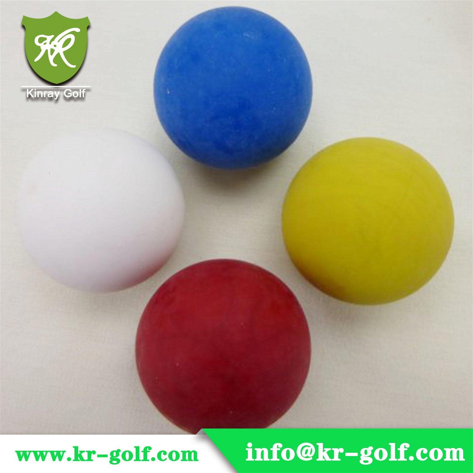 Glatter Golf ball  for Mini Golf or  lackierte Qualitätsbälle