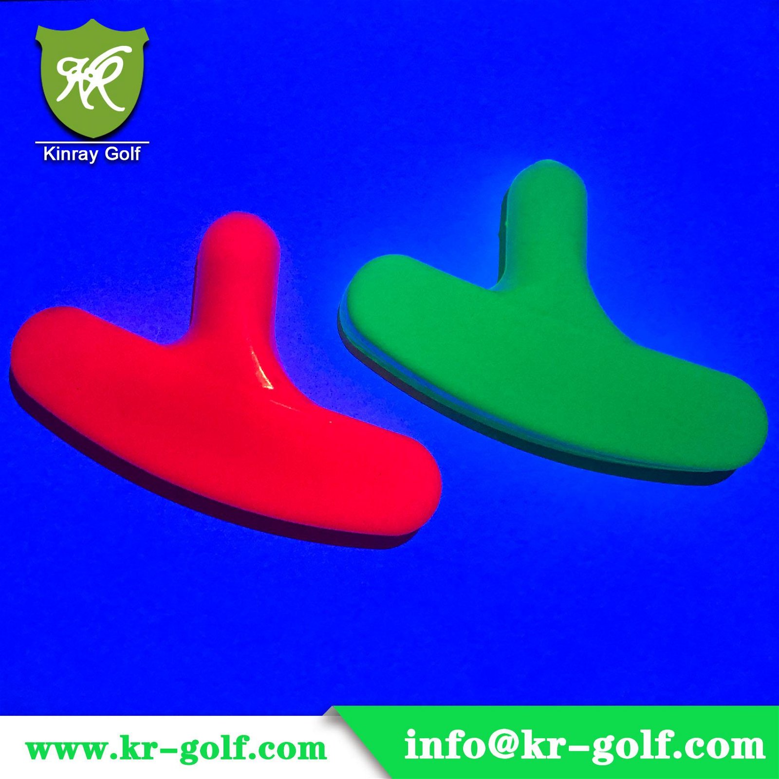 UV-Glowing Mini Golf rubber putters ,Blacklight Miniature golf putter