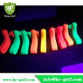 UV-Glowing Mini Golf rubber putters ,Blacklight Miniature golf putter 