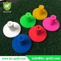 UV-Glow Golf Balls on Neon Golf Rubber Tee  4