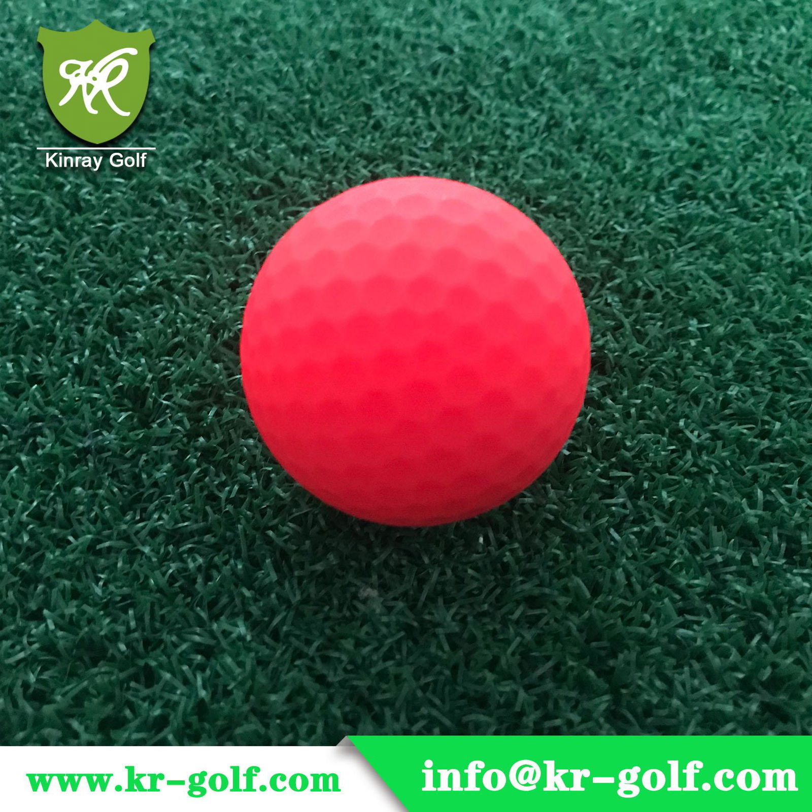 Matte Tournament Golf ball/UV-Glowing Miniature golf balls 5