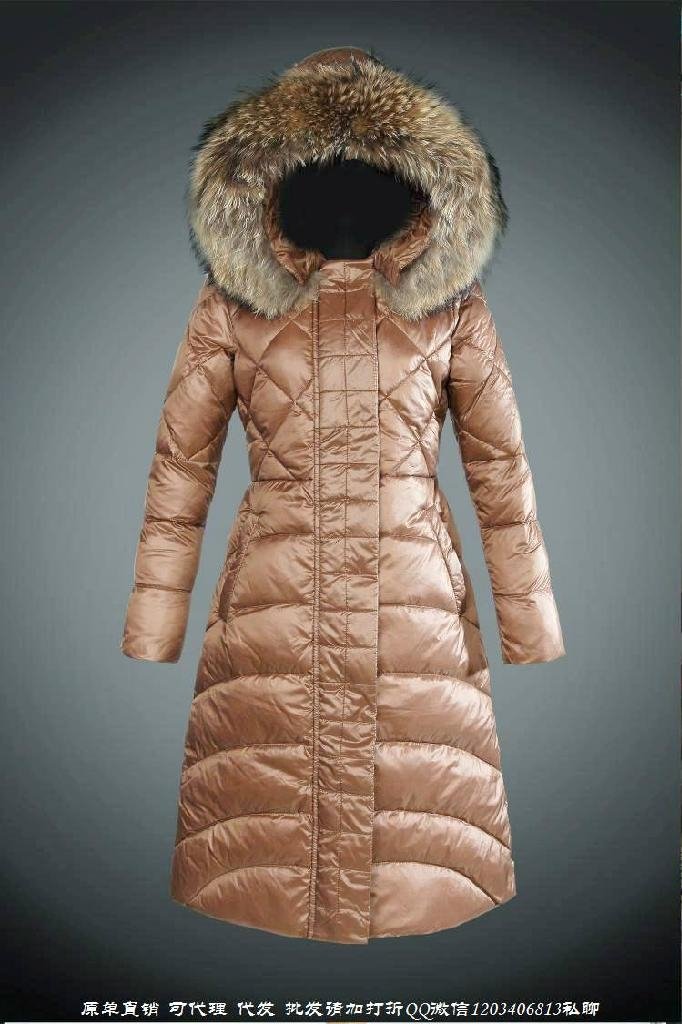 wholesale down garment women down coats with big collar fur 2