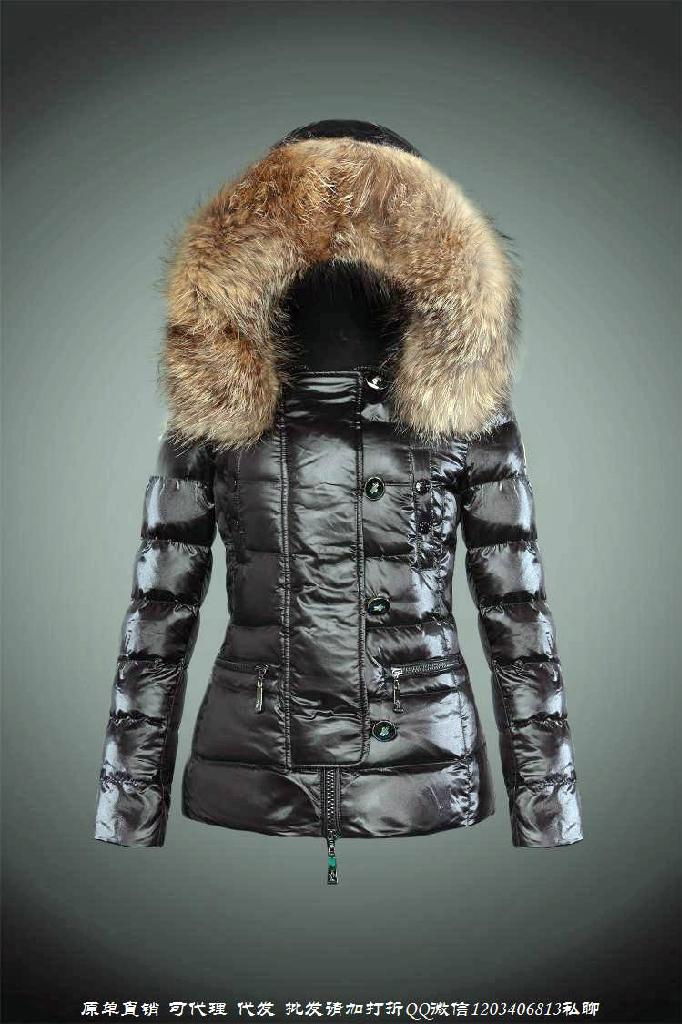 wholesale brand women down jacket with raccoon fur 4