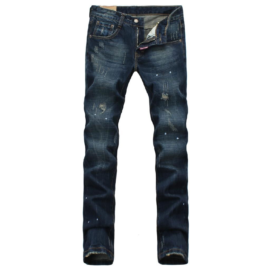 Hot Sale Blue  New Style Fashion Man Jeans Wholesale Price  3