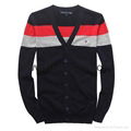 Hot sale brand designers men v collar sweaters cheap cardigans